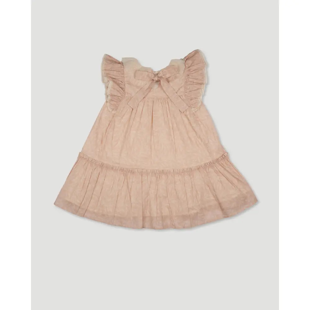 Early Sunday Aurelia Dress - Feather print - 02Y