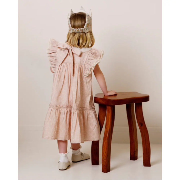 Early Sunday Aurelia Dress - Feather print - 05Y