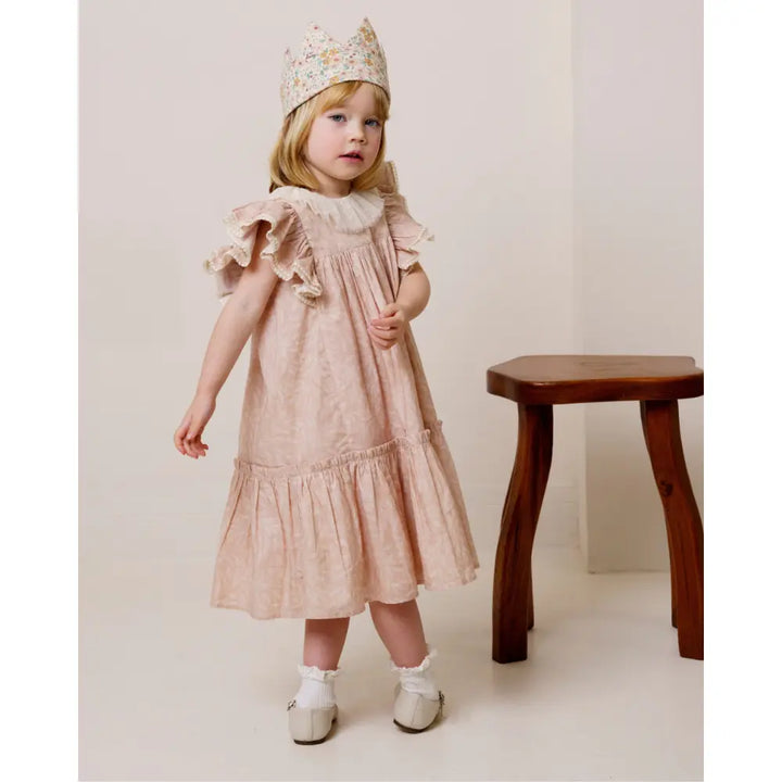 Early Sunday Aurelia Dress - Feather print - 03Y