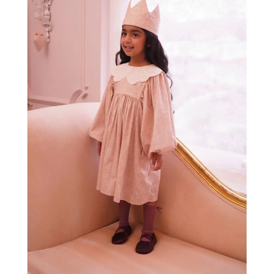 Early Sunday Belle Dress - Feather Print