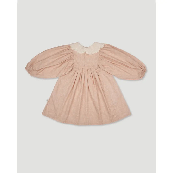 Early Sunday Belle Dress - Feather print - 04Y