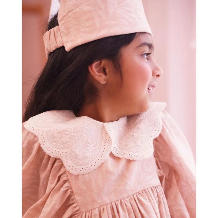 Early Sunday Belle Dress - Feather print - 02Y