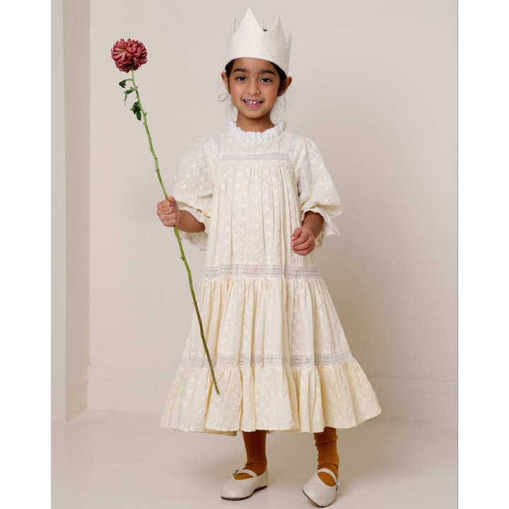 Early Sunday Lilly Dress - Hazelnut Cream - 02Y