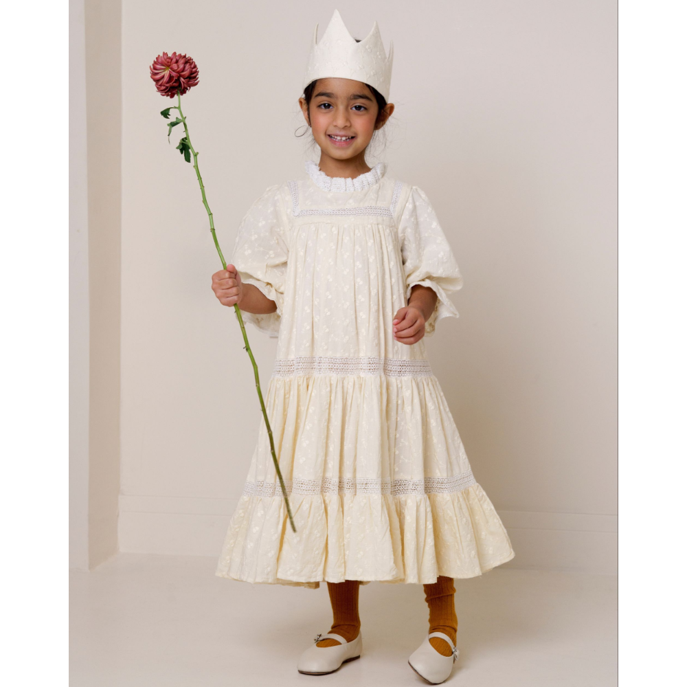 Early Sunday Lilly Dress - Hazelnut Cream - 05Y