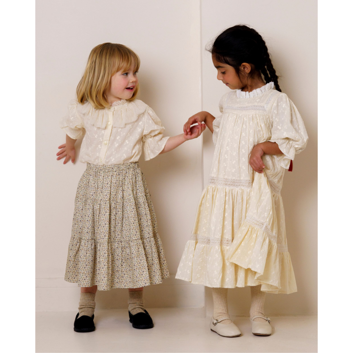 Early Sunday Lilly Dress - Hazelnut Cream - 04Y