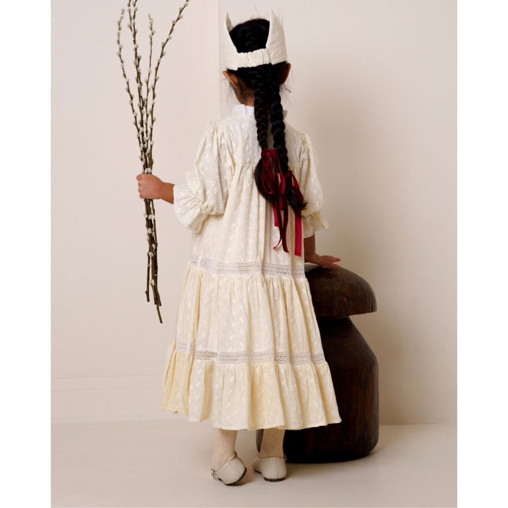 Early Sunday Lilly Dress - Hazelnut Cream - 05Y