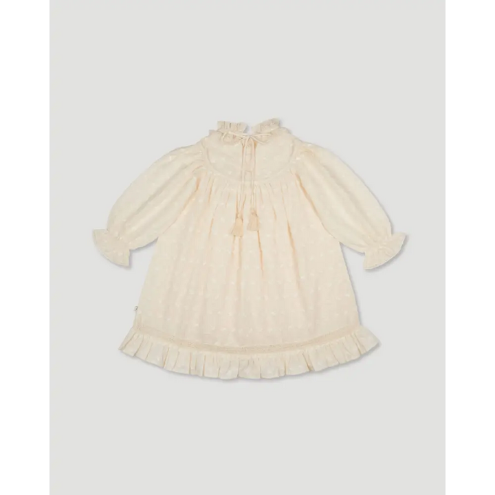 Early Sunday Penelope Dress - Hazelnut Cream - 02Y
