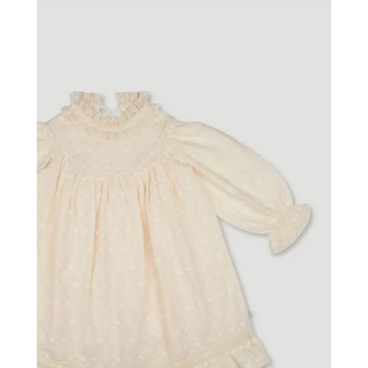 Early Sunday Penelope Dress - Hazelnut Cream - 03Y