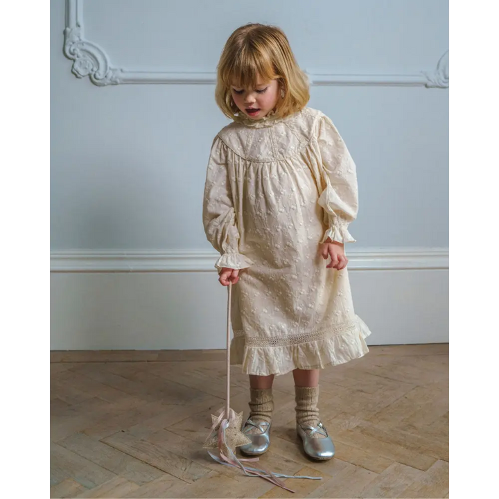 Early Sunday Penelope Dress - Hazelnut Cream - 03Y