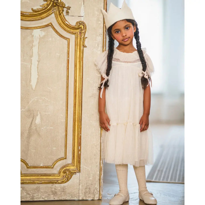 Early Sunday Aurelia Dress - Hazelnut Cream - 04Y