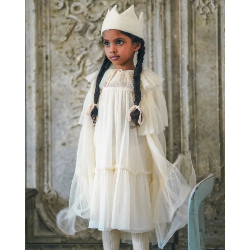 Early Sunday Aurelia Dress - Hazelnut Cream - 04Y