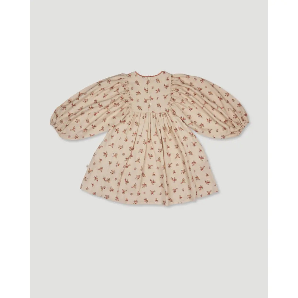 Early Sunday Belle Dress - Ditsy Bouquet Cream print - 03Y