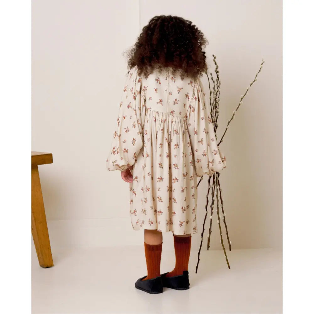 Early Sunday Belle Dress - Ditsy Bouquet Cream print - 03Y