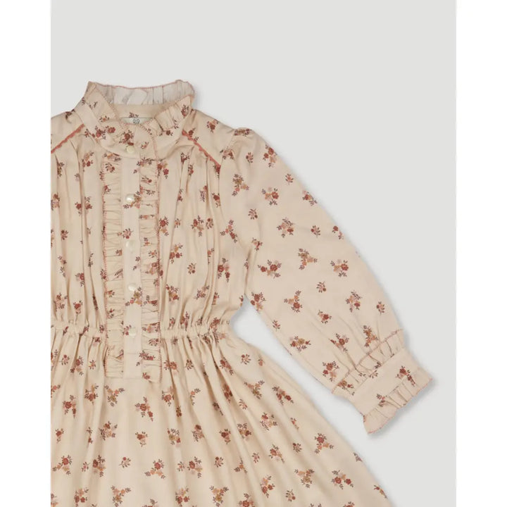 Early Sunday Dawn Dress - Ditsy Bouquet Cream print - 03Y