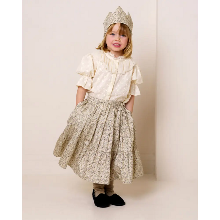 Early Sunday Ophelie Blouse - Hazelnut Cream - 02Y