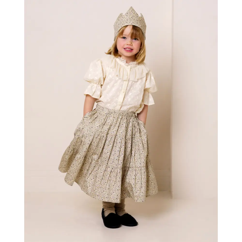 Early Sunday Ophelie Blouse - Hazelnut Cream - 05Y
