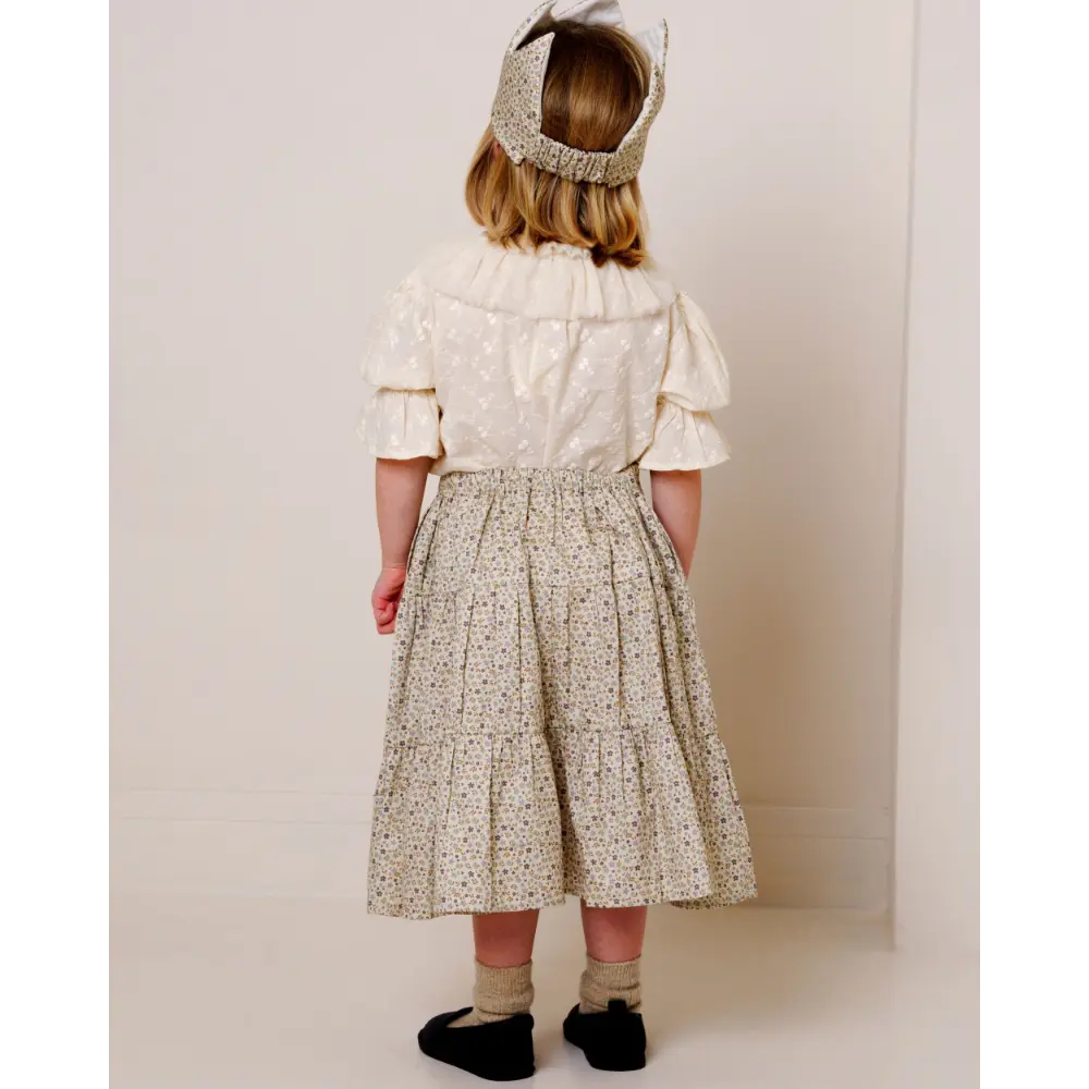 Early Sunday Ophelie Blouse - Hazelnut Cream - 02Y