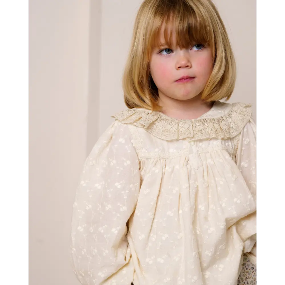 Early Sunday Rosa Blouse - Hazelnut Cream - 02Y