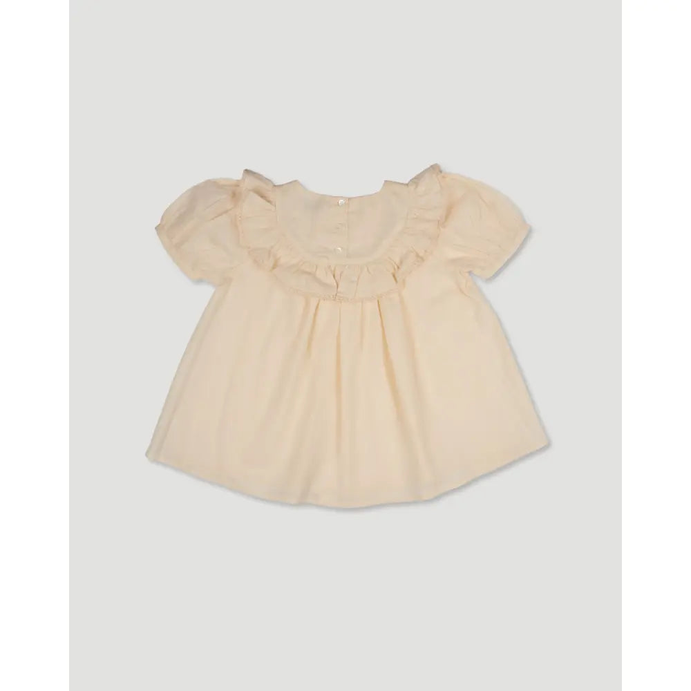 Early Sunday Amelia Blouse - Hazelnut Cream - 02Y