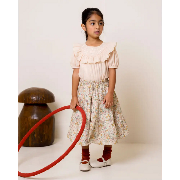 Early Sunday Amelia Blouse - Nude - 02Y