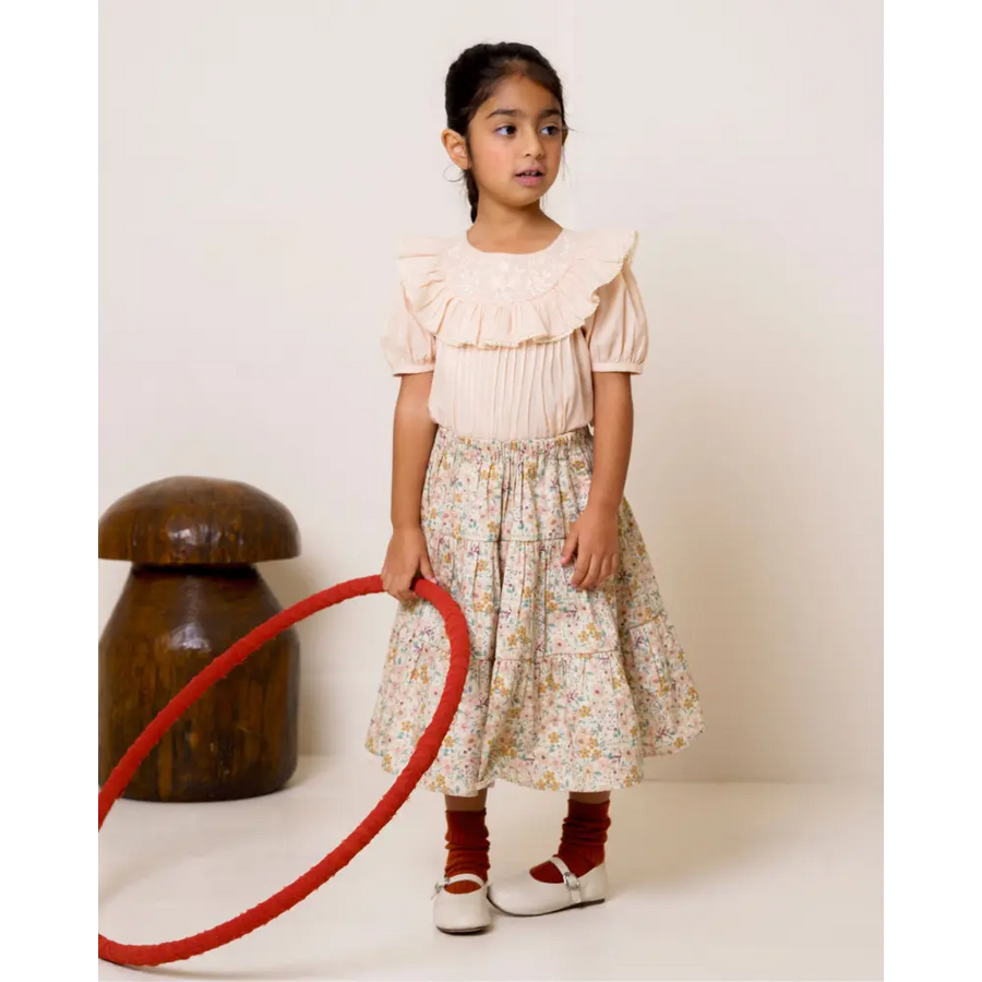 Early Sunday Amelia Blouse - Nude