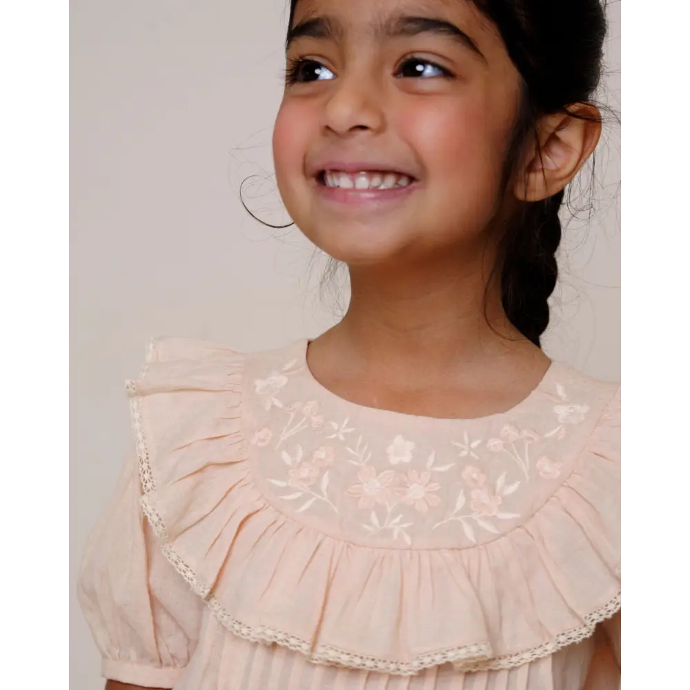 Early Sunday Amelia Blouse - Nude - 03Y