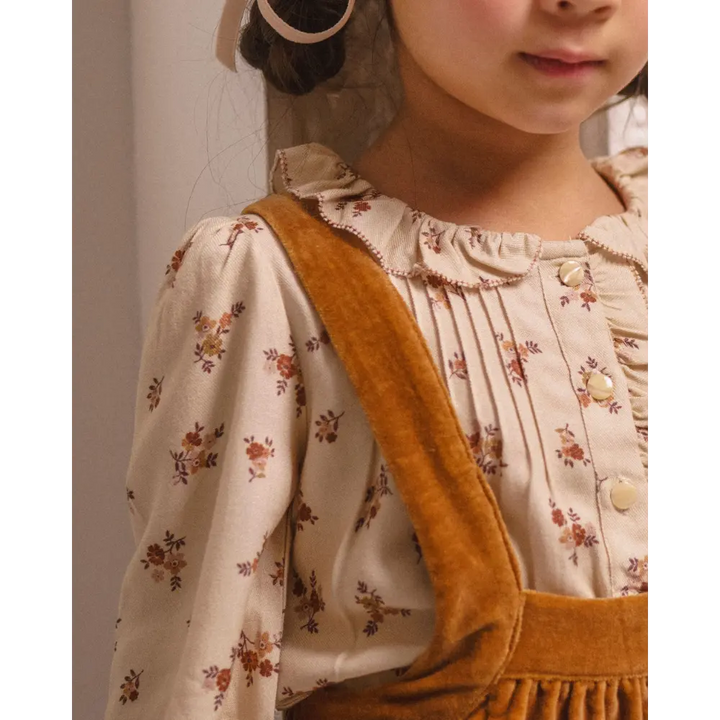 Early Sunday Julianne Blouse - Ditsy Bouquet Cream print - 04Y