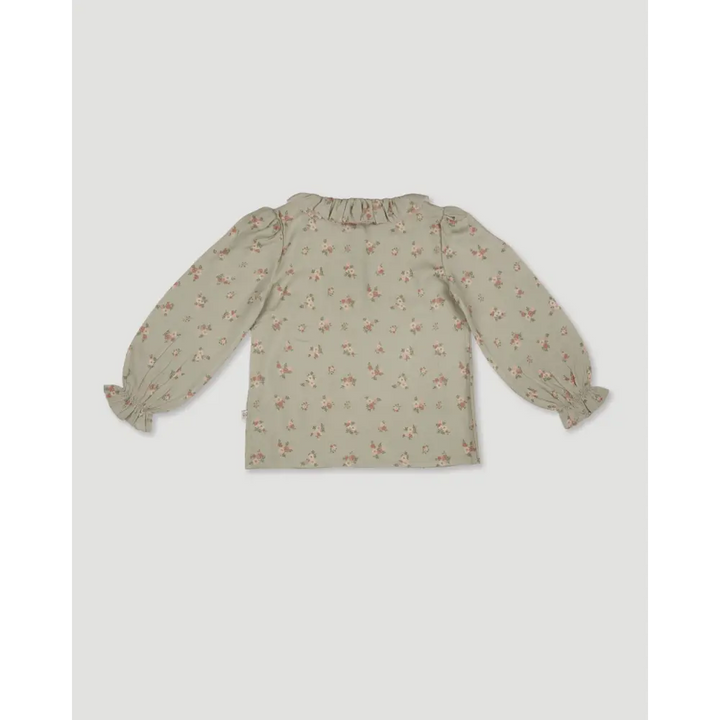 Early Sunday Julianne Blouse - Ditsy Bouquet Jade print - 02Y