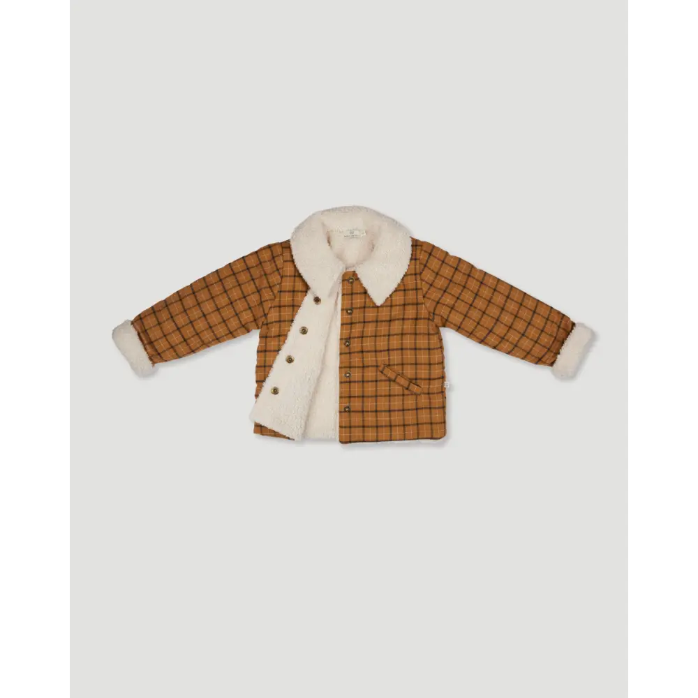 Early Sunday Franka Jacket - Almond Checks - 02Y