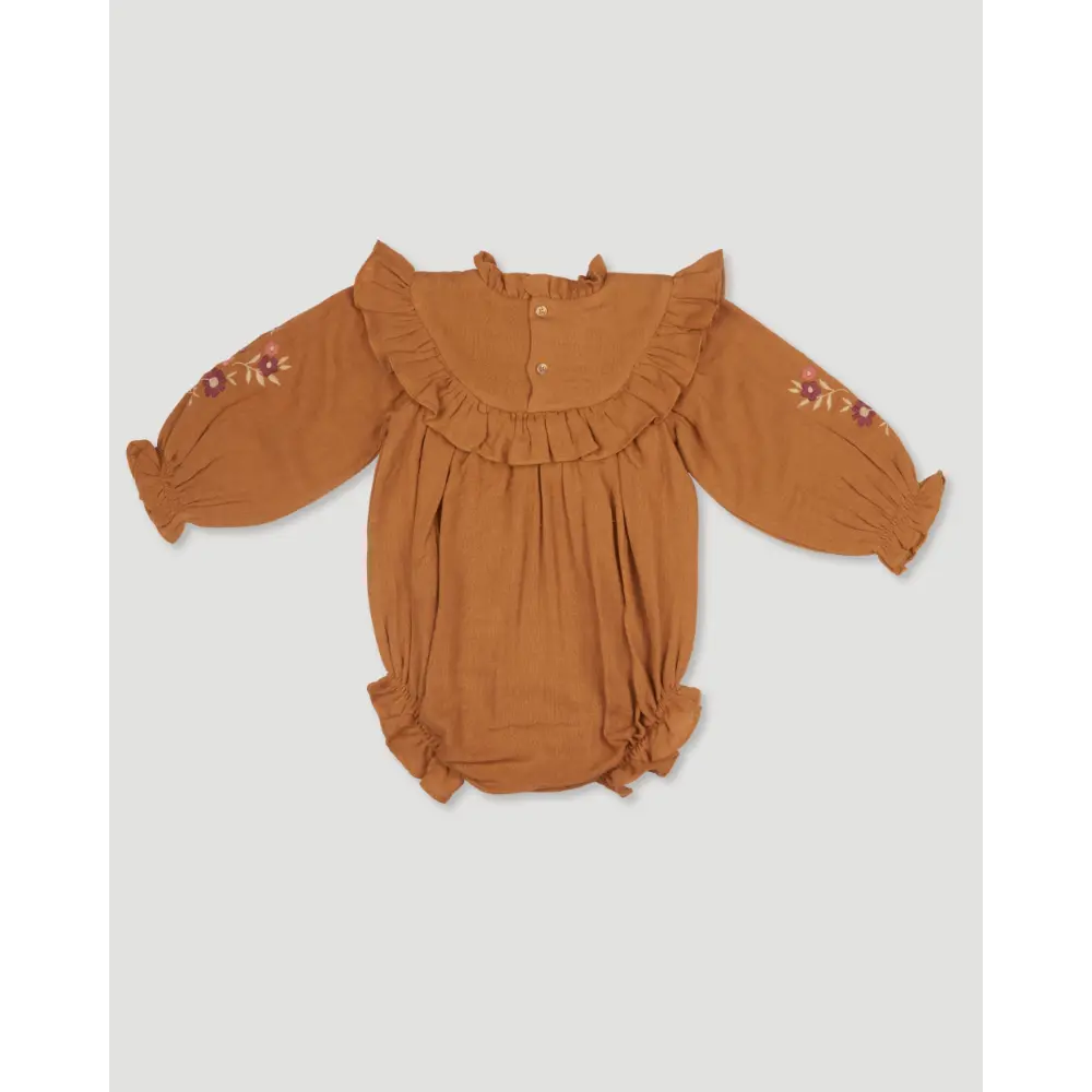 Early Sunday Pippa Baby Bubble Romper - Almond
