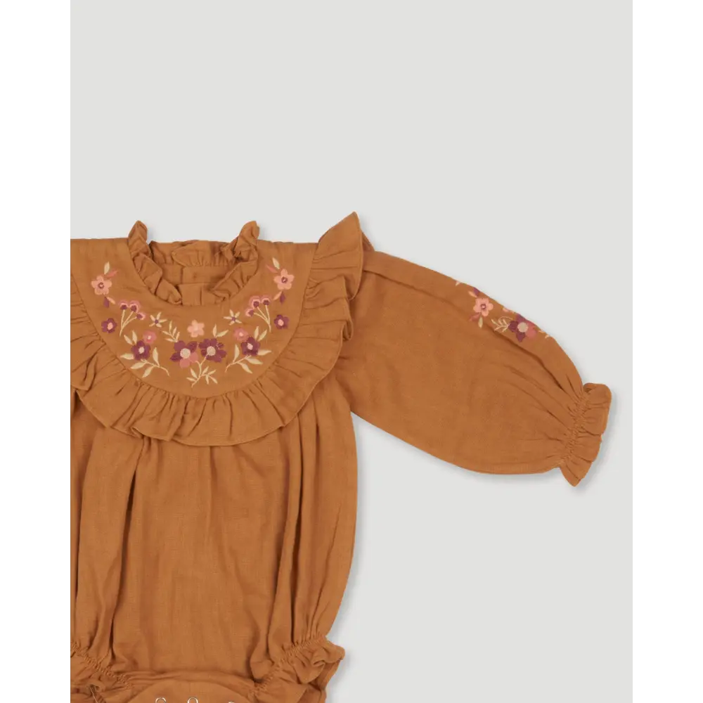 Early Sunday Pippa Baby Bubble Romper - Almond