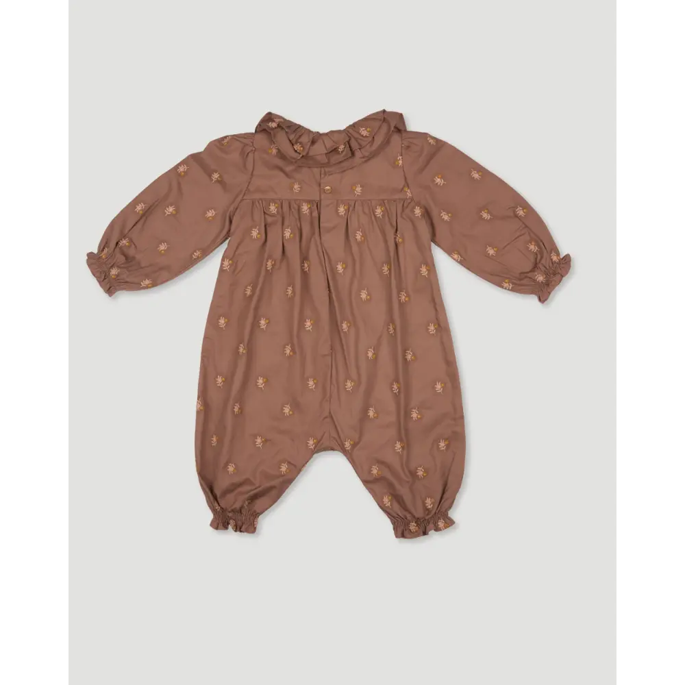 Early Sunday Coco Baby Romper - Bark
