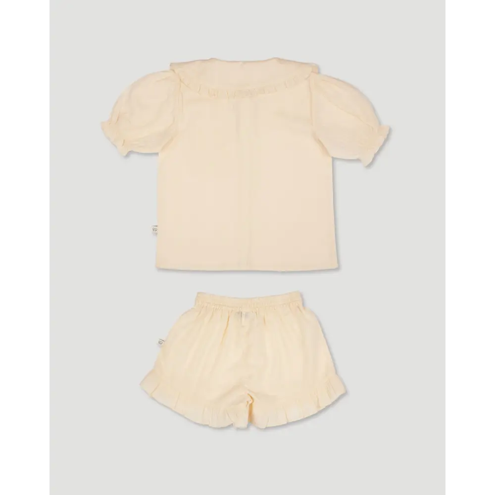 Early Sunday Peggy Pyiama Set - Hazelnut Cream - 04Y
