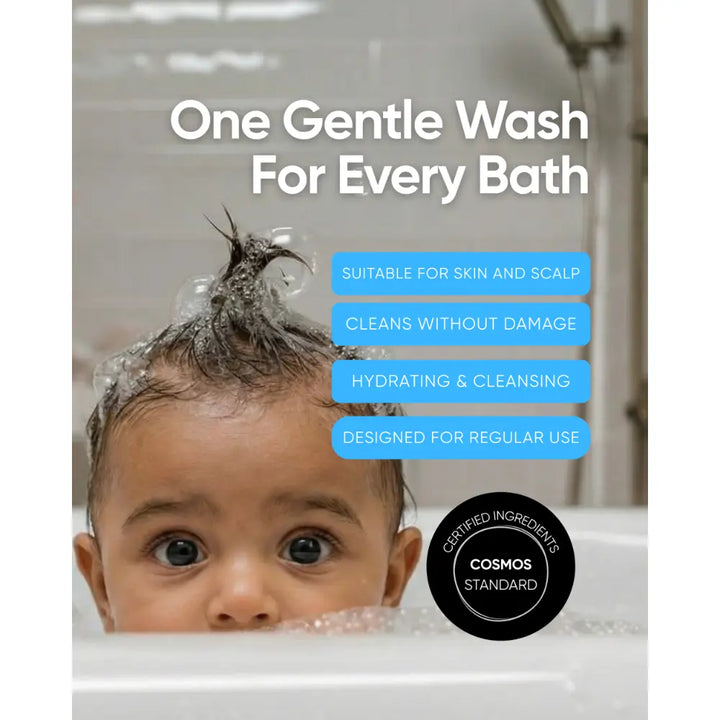 Eda Baby &amp; Child Rub Your Bub Head to Toe Body Wash for Kids | Gentle Daily Cleanse for Hair and Skin with Mild Formula Suitable for All Baby Skin Types
