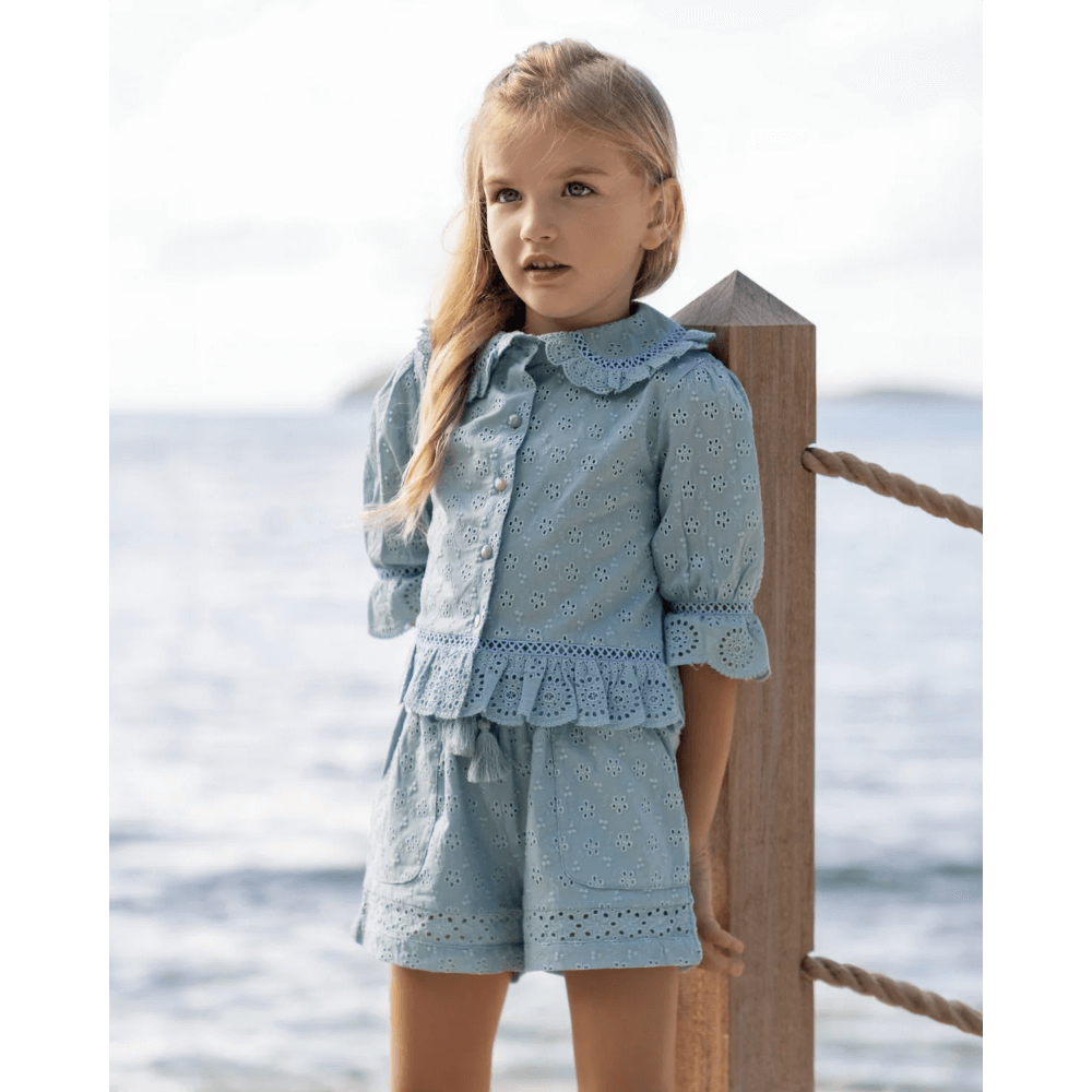 Early Sunday Iris Blouse - Sea Dream