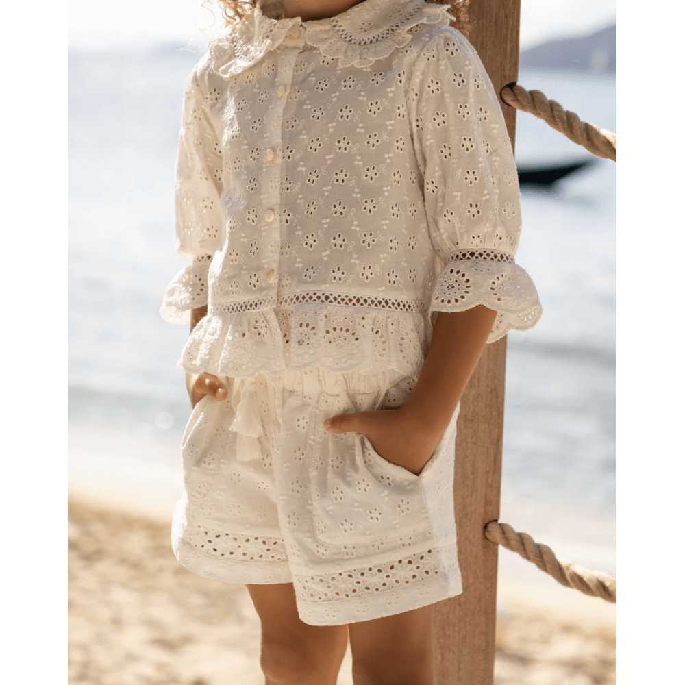 Early Sunday Roman Shorts - Ivory
