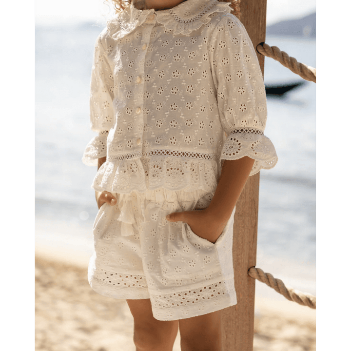Early Sunday Roman Shorts - Ivory