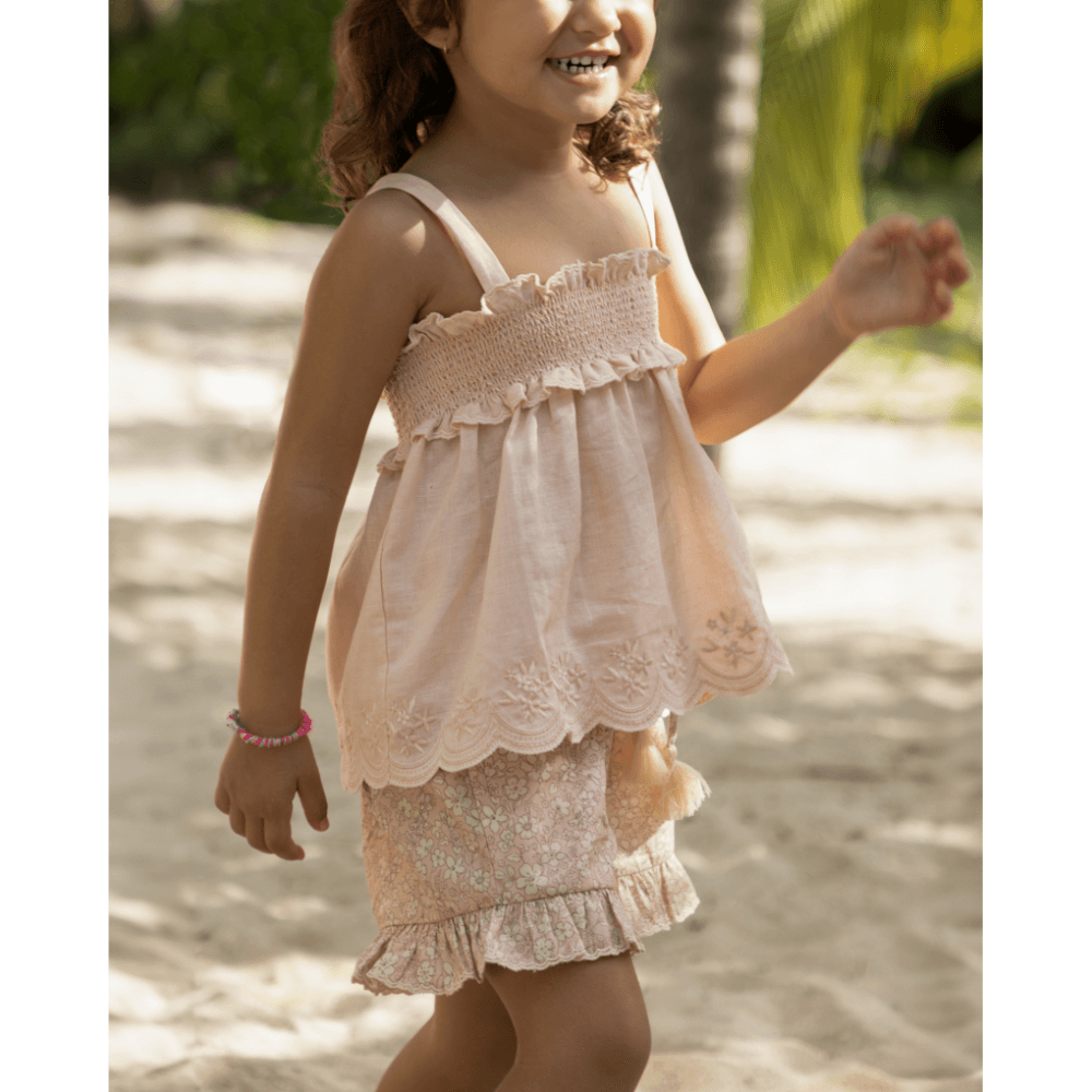 Early Sunday Olivia Blouse - Pink Sand