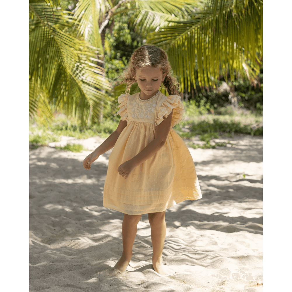 Early Sunday Georgia Dress - Vanilla