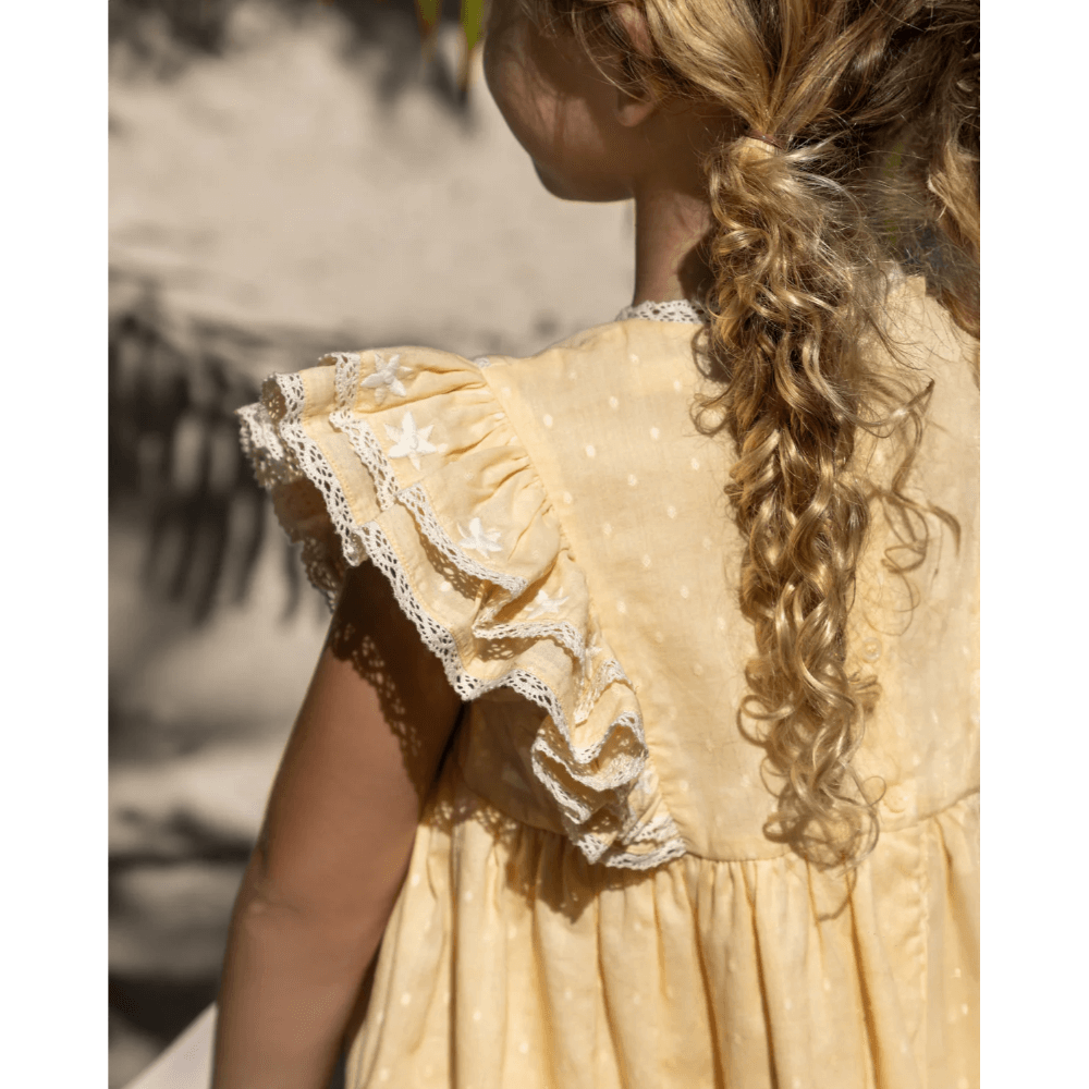 Early Sunday Georgia Dress - Vanilla
