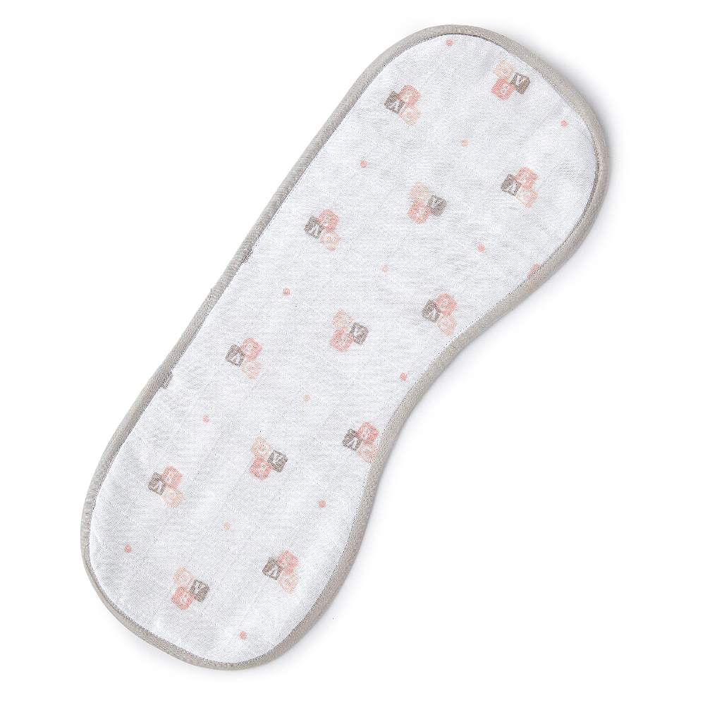 The White Cradle Baby Bib & Burp Cloth (Set of 2 )