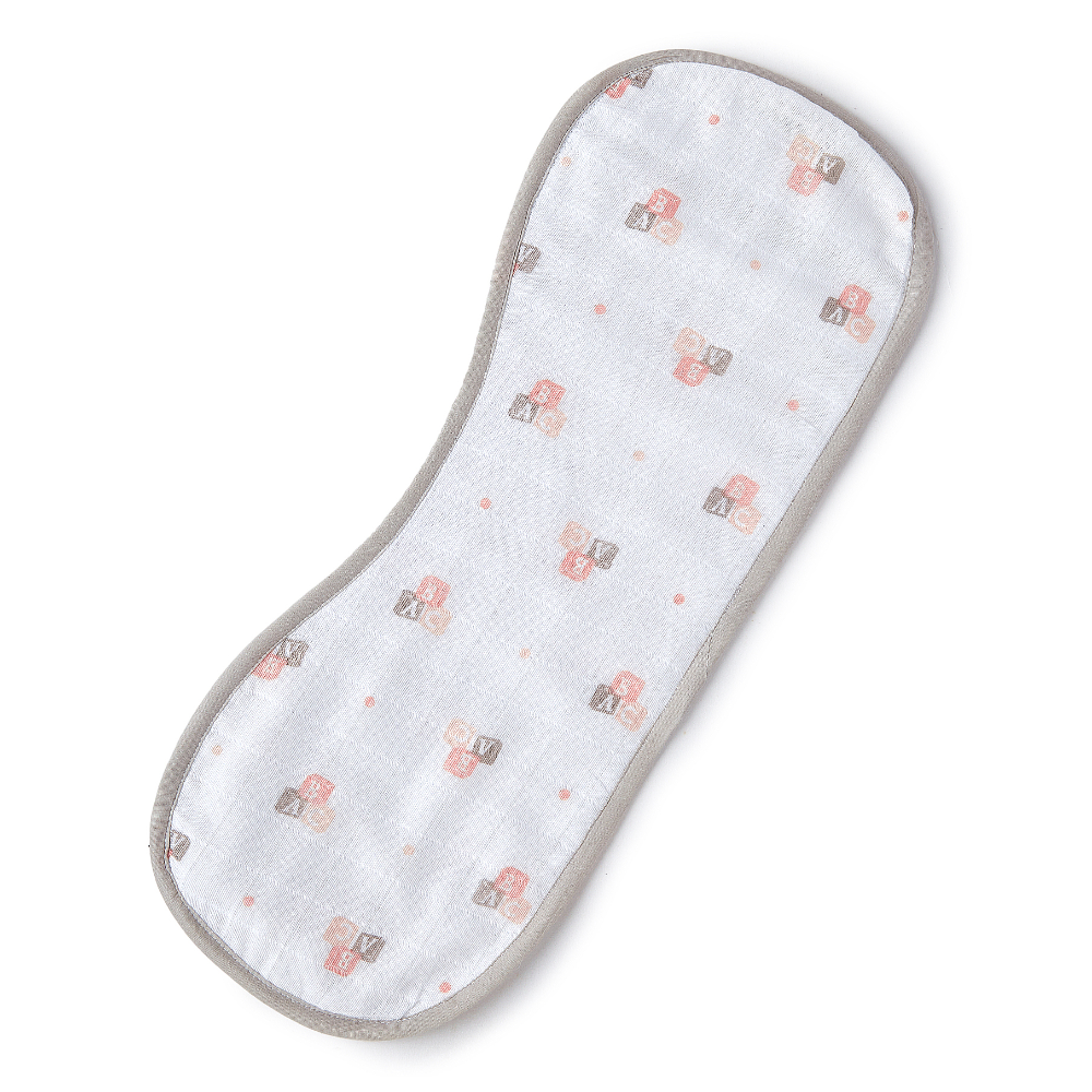 The White Cradle Baby Bib & Burp Cloth (Set of 2 )