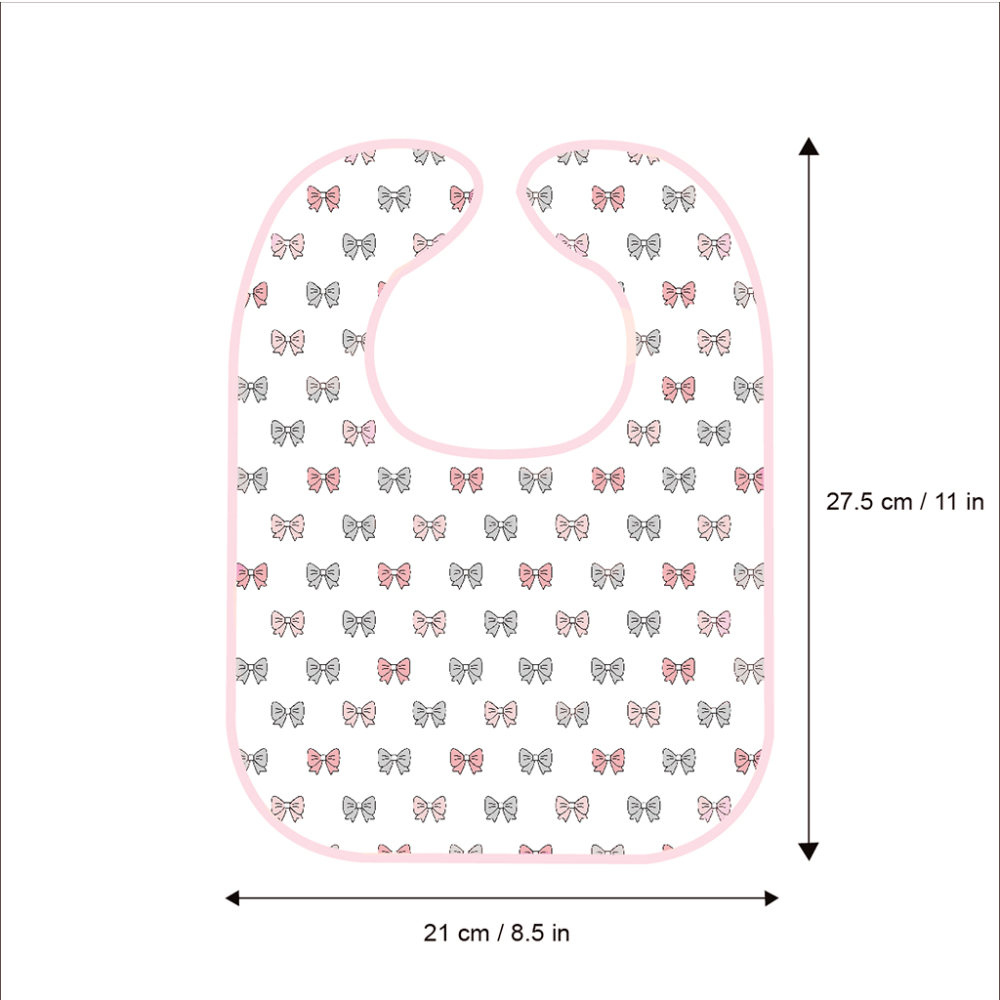 The White Cradle Baby Feeding Bibs - (Set of 2)