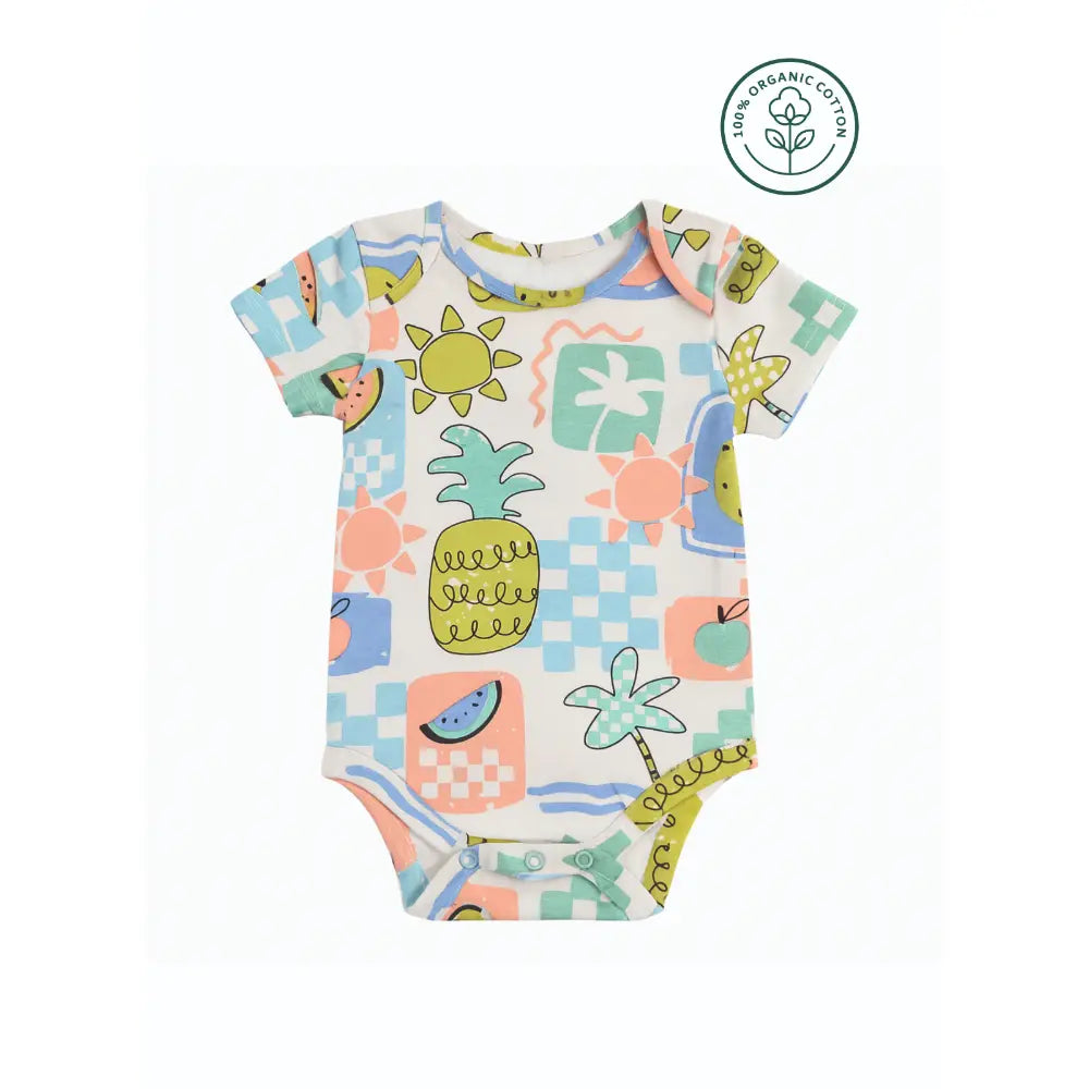Furr Balls Popsicles 2 pack Organic Cotton Bodysuits