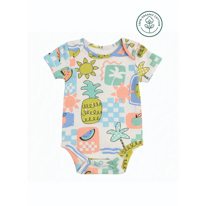 Furr Balls Popsicles 2 pack Organic Cotton Bodysuits
