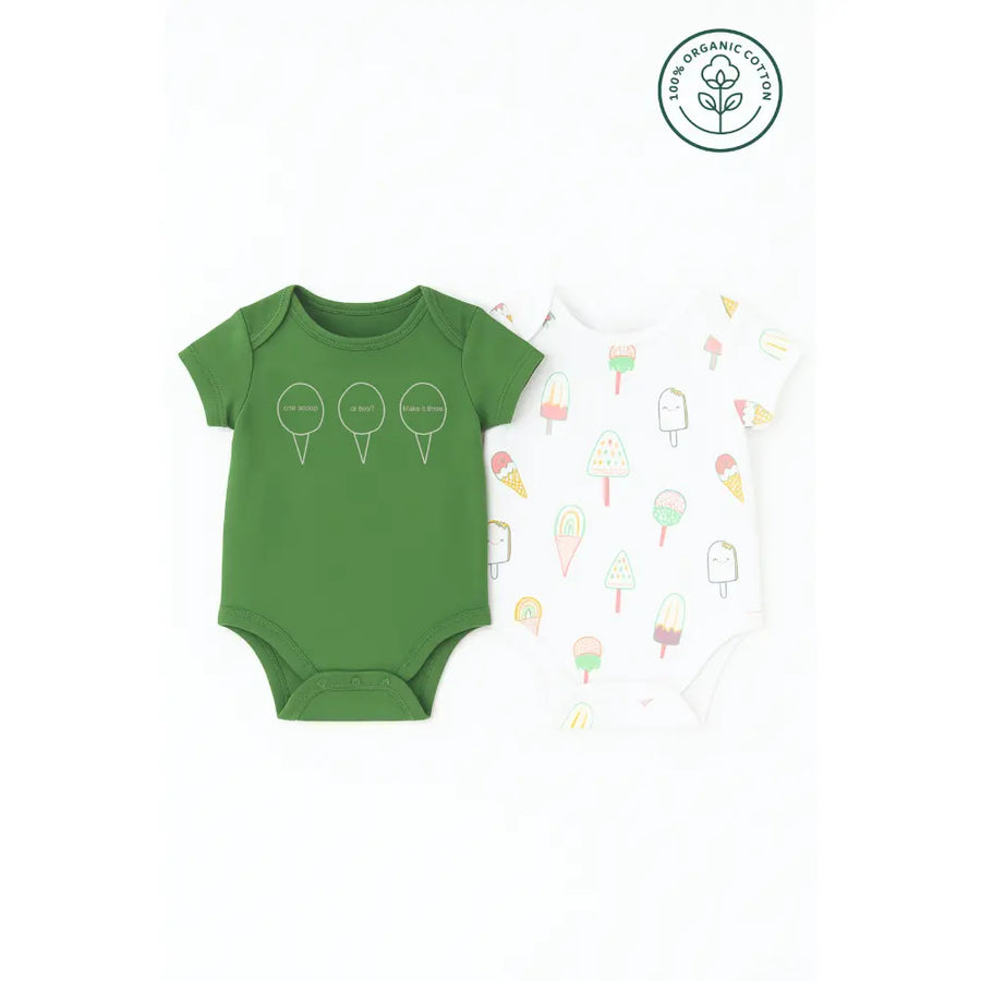 Furr Balls 2 Pack Organic Cotton Bodysuits