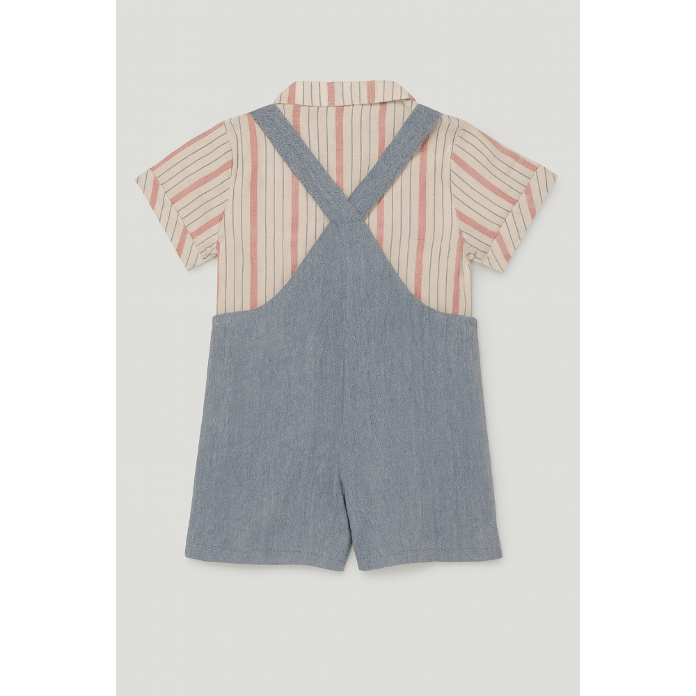 Furr Balls Shirt &amp; Short Dungaree Set