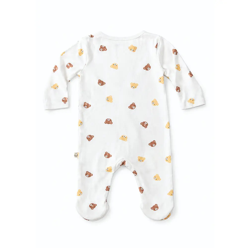 Furr Balls Bear Hugs  2 Way Zipper Full Romper