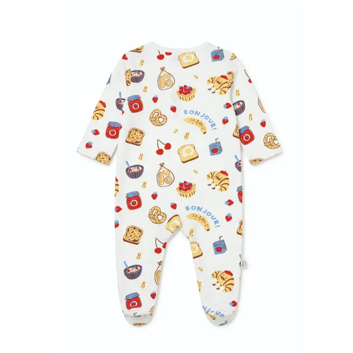 Furr Balls Little Snackers Club 2 Way Zipper Romper