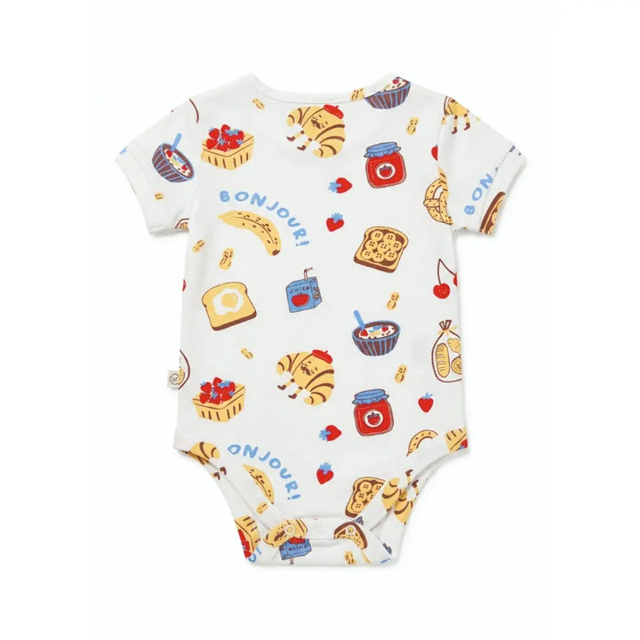 Furr Balls Bonjour Organic Short Romper